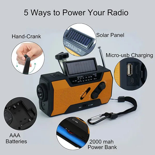 AleSkio Wind Up Radio UK