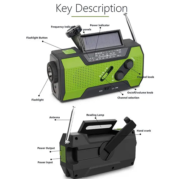 AleSkio Wind Up Radio UK