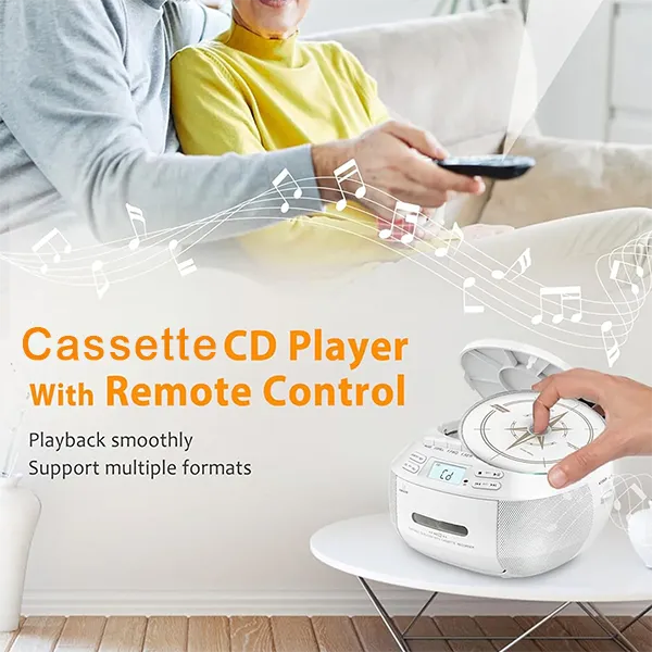 CiDPlay Portable CD Cassette