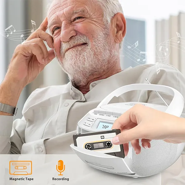 CiDPlay Portable CD Cassette