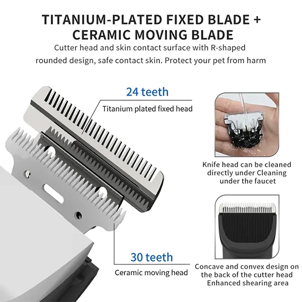 PupyHair Professional Dog Grooming Clippers US03
