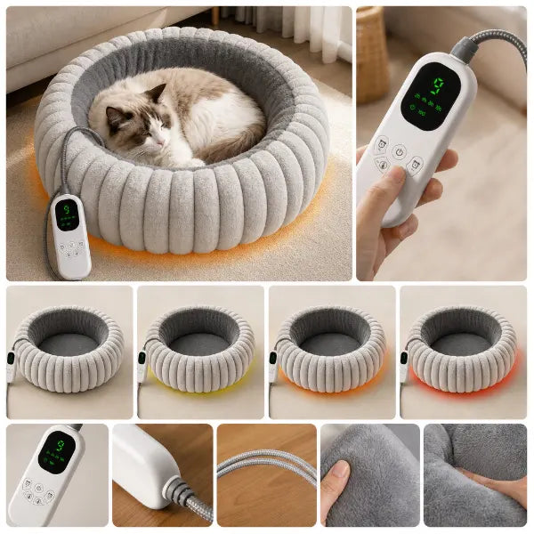 PawWarm Orthopedic Heated Dog Bed US03