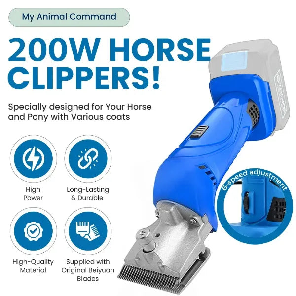 Clipora Cordless Horse Clippers US03