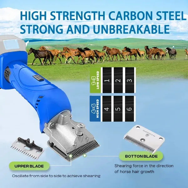 Clipora Cordless Horse Clippers US03