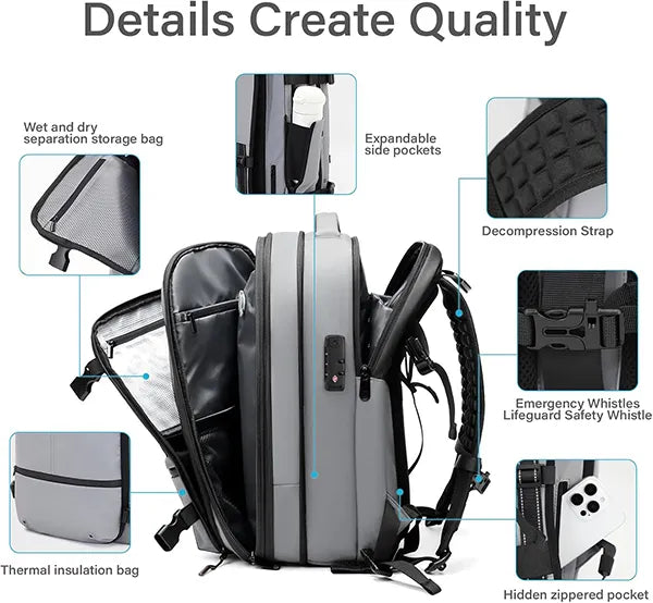 MayoBak Vacuum Backpacks for Travel