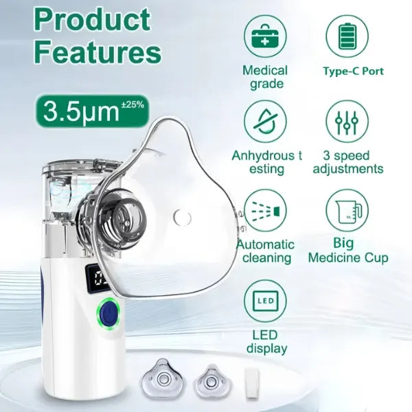 NebMini Portable Nebulizer For Adults US4