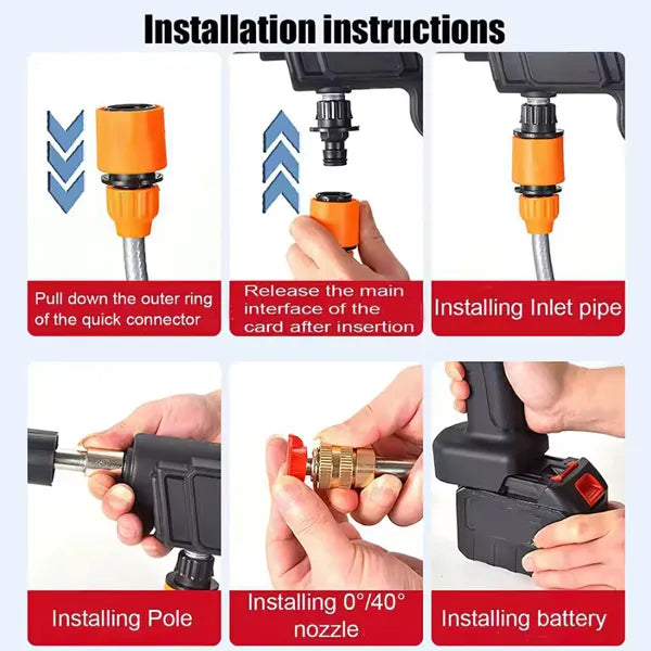 Powerlo Cordless Pressure Washers