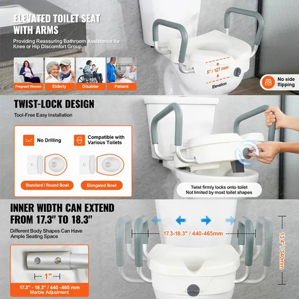 Sitplus Raised Toilet Seat