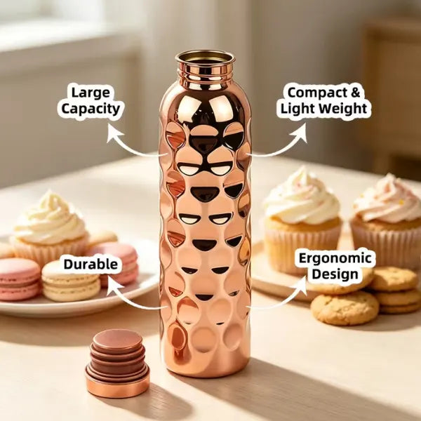 Vessora Copper Water Bottles US03