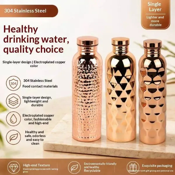 Vessora Copper Water Bottles US03