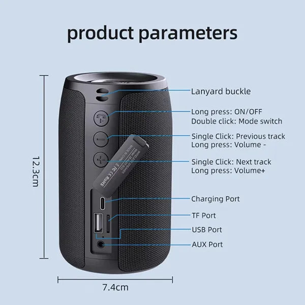 SoundGo Bluetooth Speakers US03