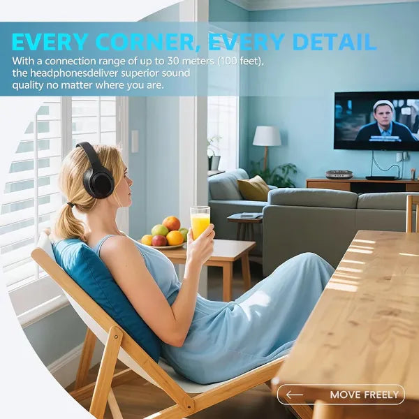 LofialoV2 TV Headphones For Seniors US03