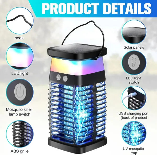 Bugzzapx Solar Bug Zappers US03