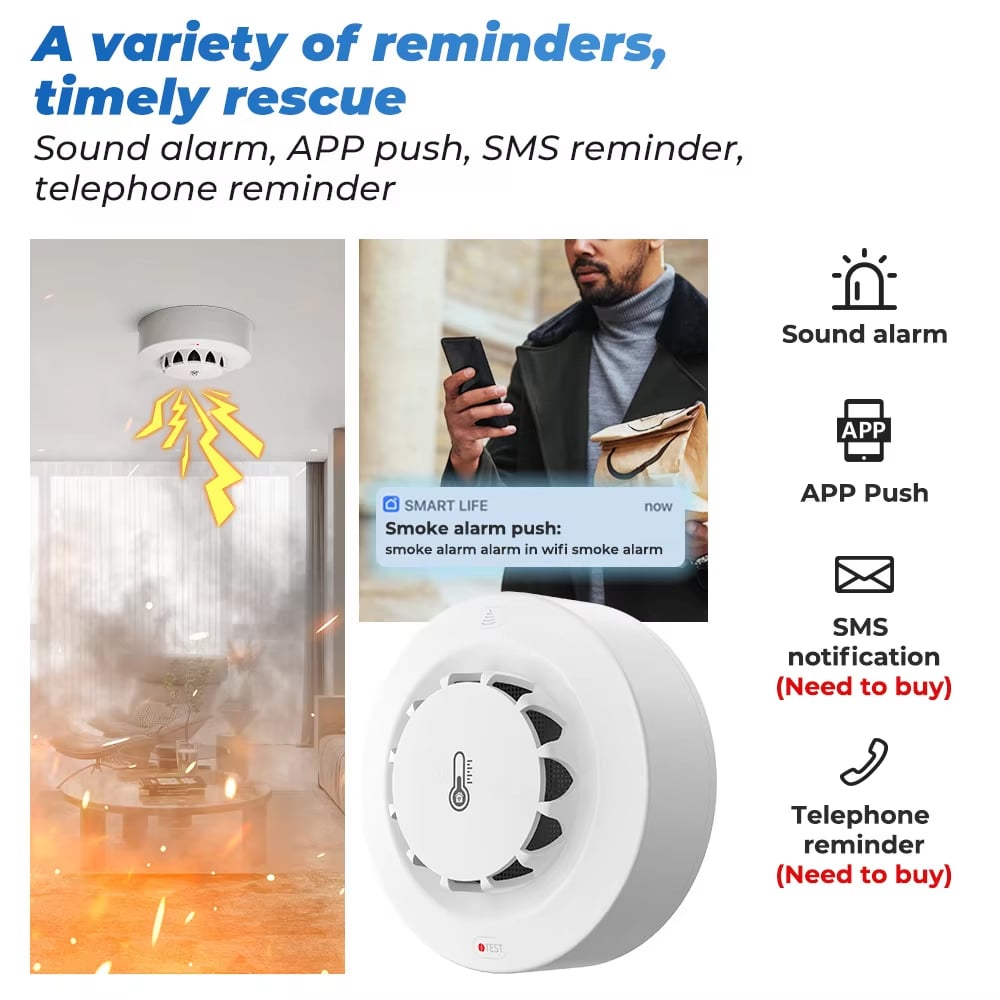 Ossent Smart Smoke Detectors