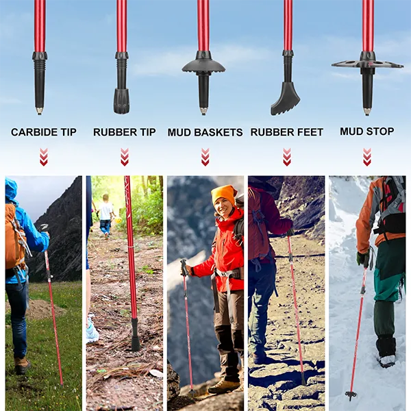Kolamia Collapsible Hiking Poles