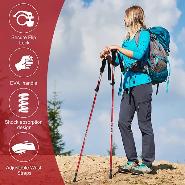 Kolamia Collapsible Hiking Poles