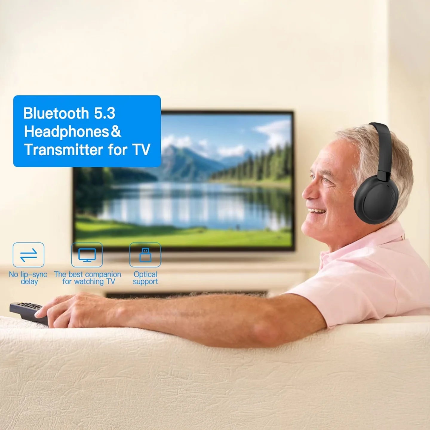 Lofialo TV Headphones