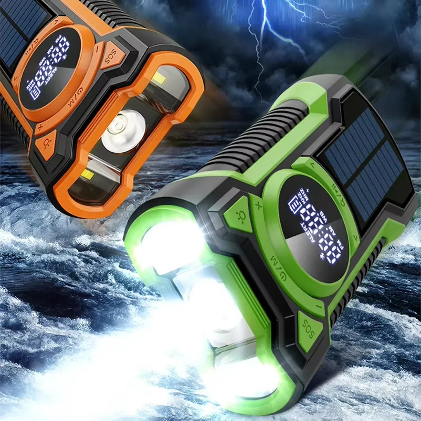 DalyRad Hand Crank Flashlight Radio US3