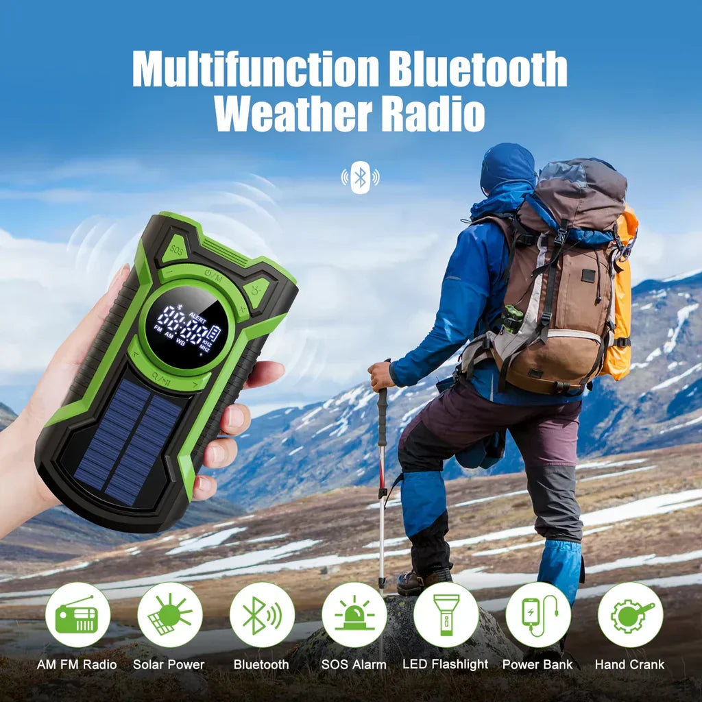 DalyRad Hand Crank Flashlight Radio US3