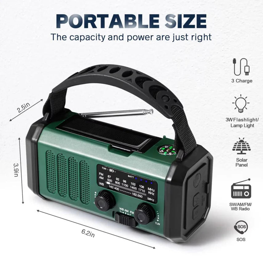 SuraWave Hand Crank Radios