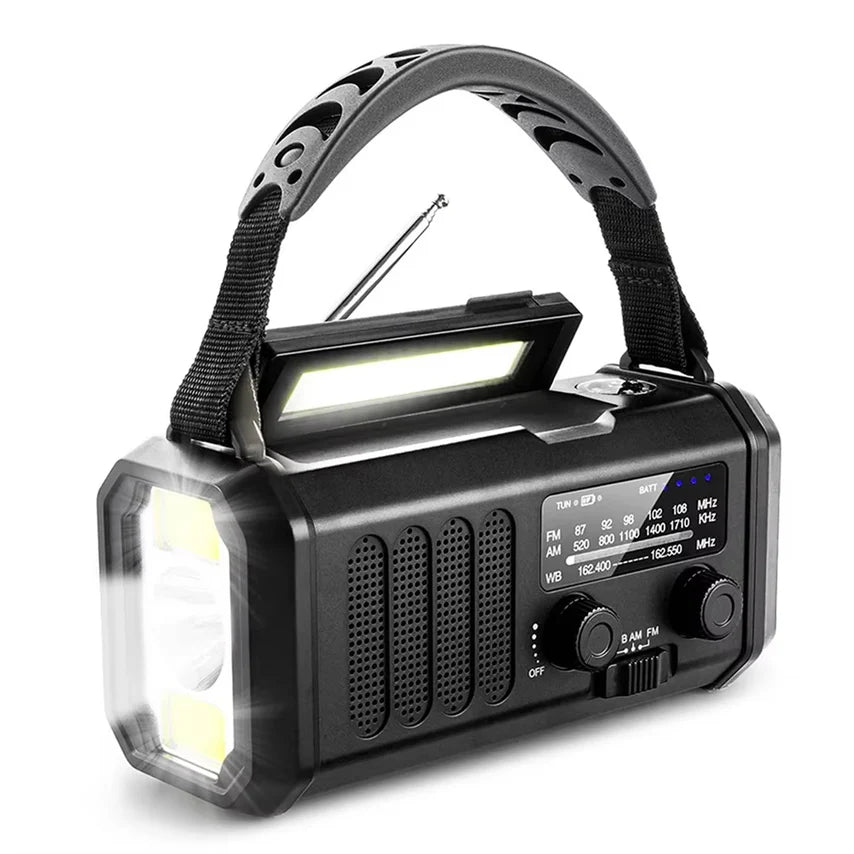 SuraWave Hand Crank Flashlight