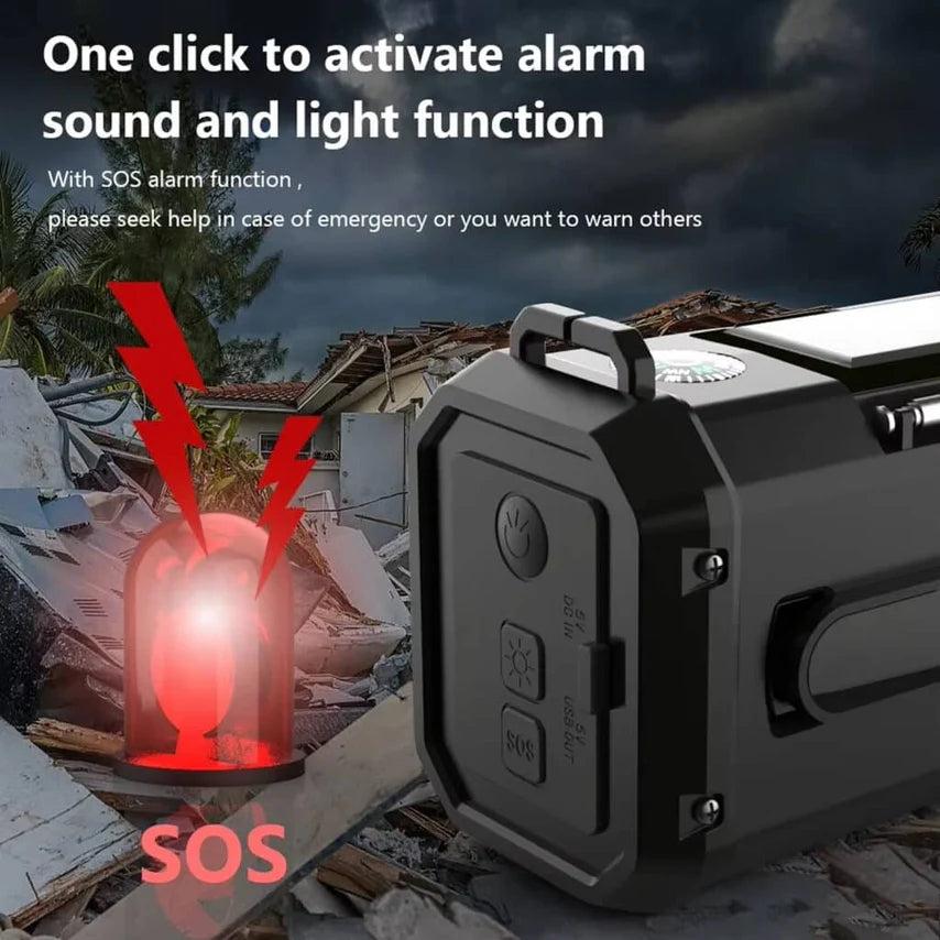 SuraWave Hand Crank Flashlight