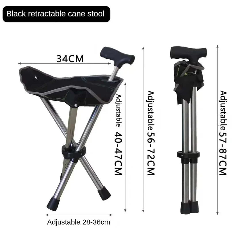 YasuSeat Walking Stick With Seat