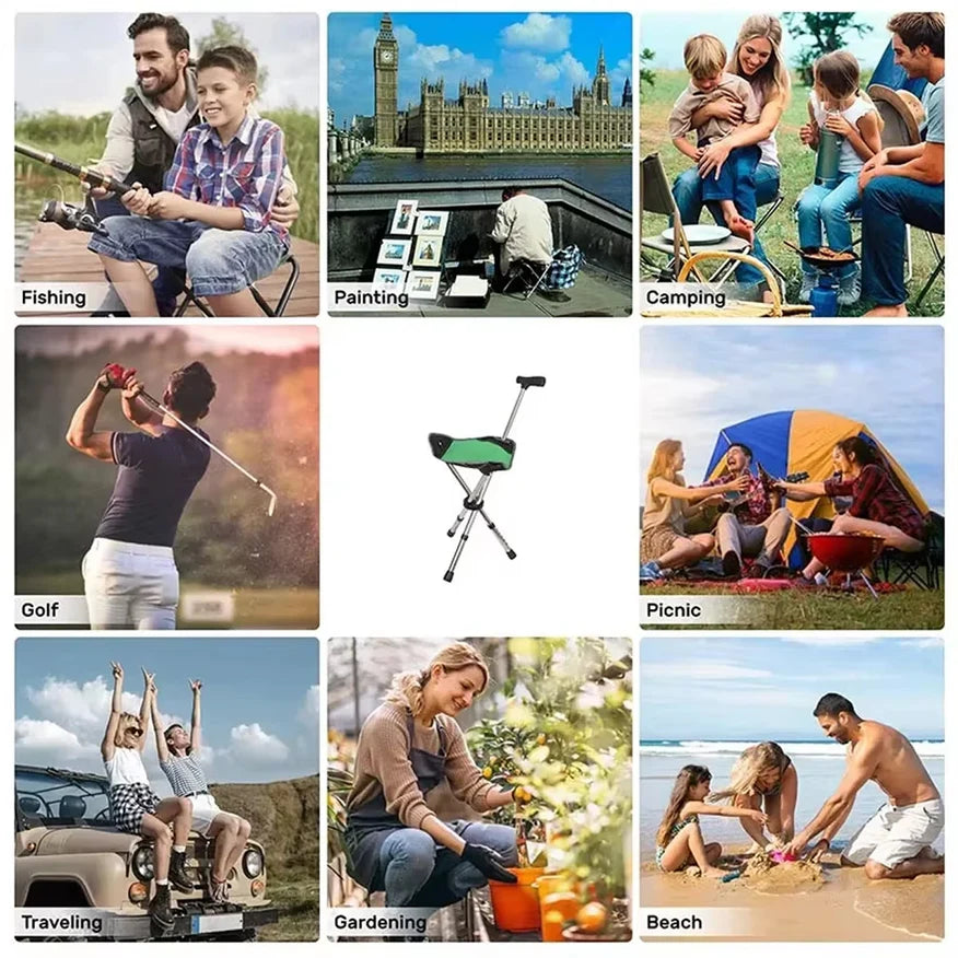 YasuSeat Walking Stick With Seat US