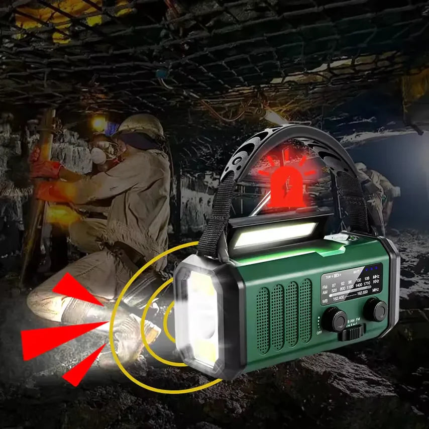 SuraWave Hand Crank Flashlight