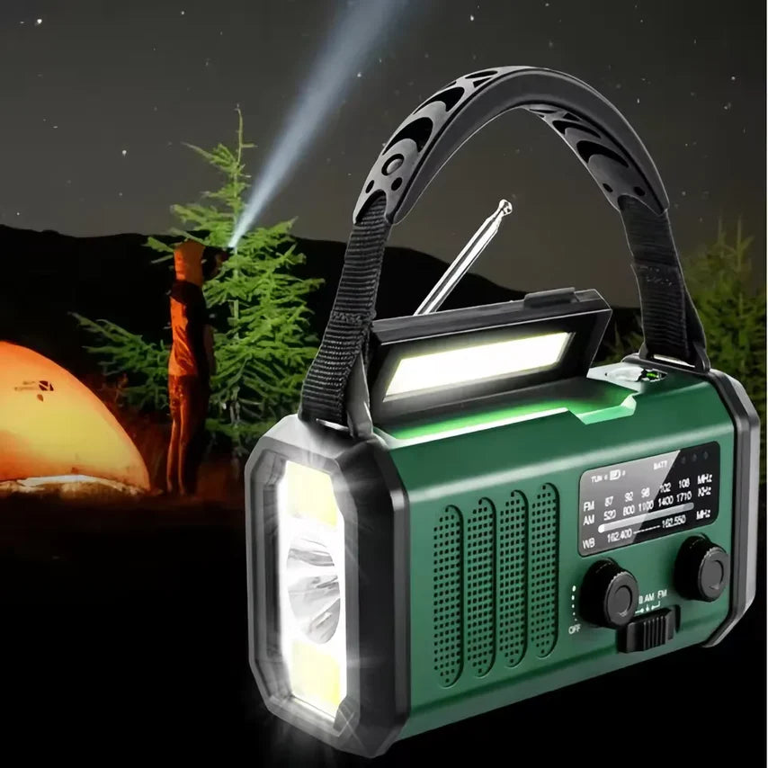 SuraWave Hand Crank Flashlight