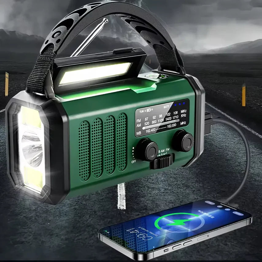 SuraWave Hand Crank Flashlight