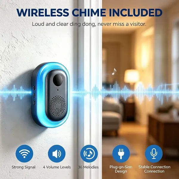 BellVid Subscription Free Video Doorbell US03