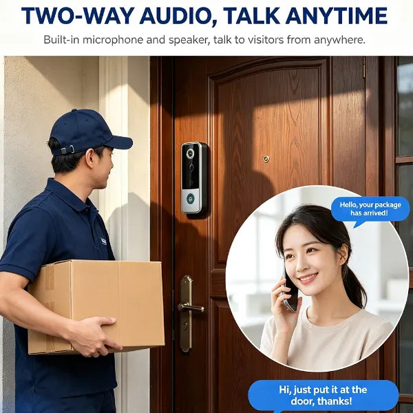 BellVid Subscription Free Video Doorbell US03