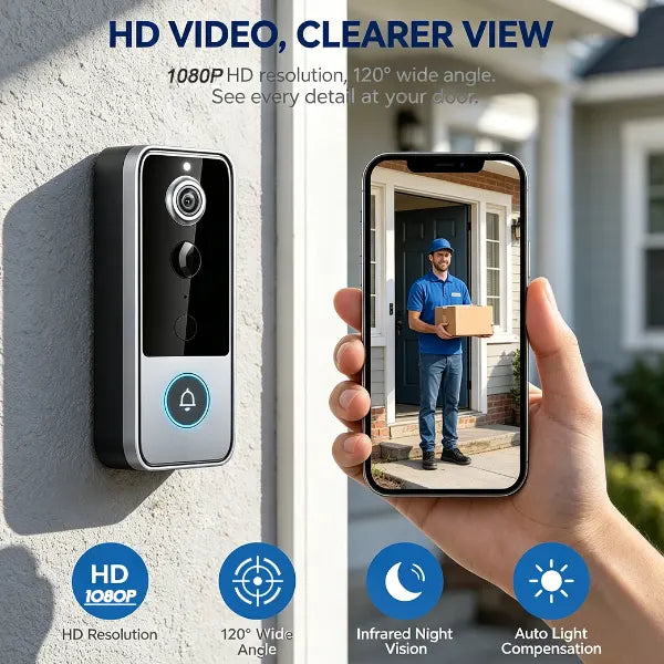 BellVid Subscription Free Video Doorbell US03